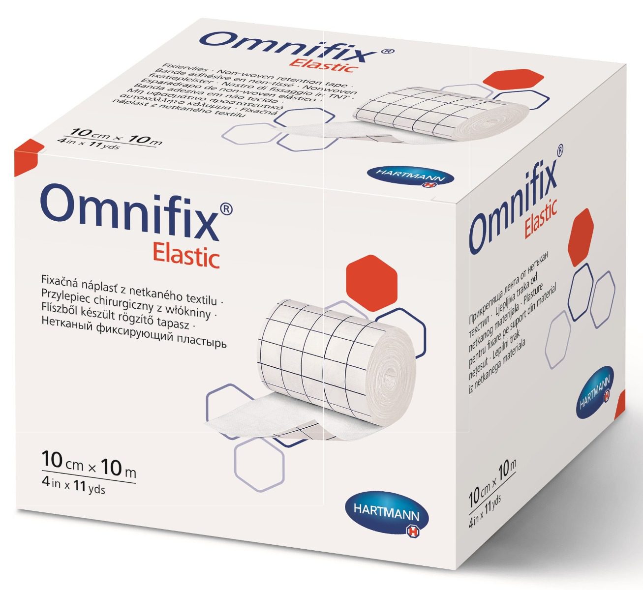 Banda adeziva elastica Omnifix 10cmx10m hipoalergen netesut permeabila