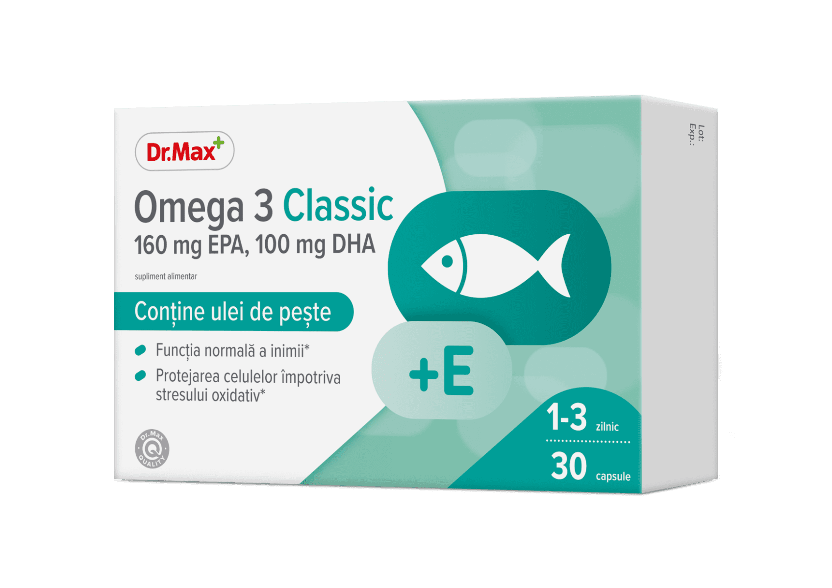 Dr. Max Omega 3 Classic 30 Comprimate cu 160mg Epa si 100mg Dha