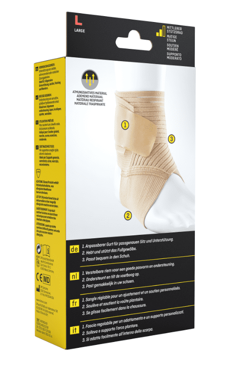 Glezniera reglabila Futuro marime L pentru port zilnic confortabil si suport eficient