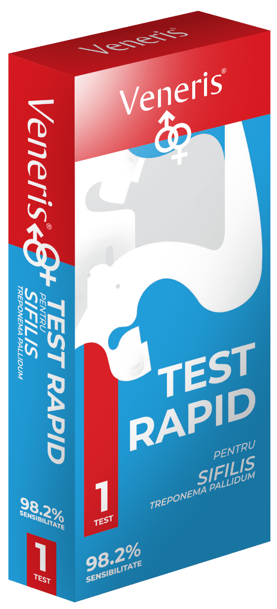 Veneris Test Rapid Sifilis 1 Buc Detectare Anticorpi Din Sange