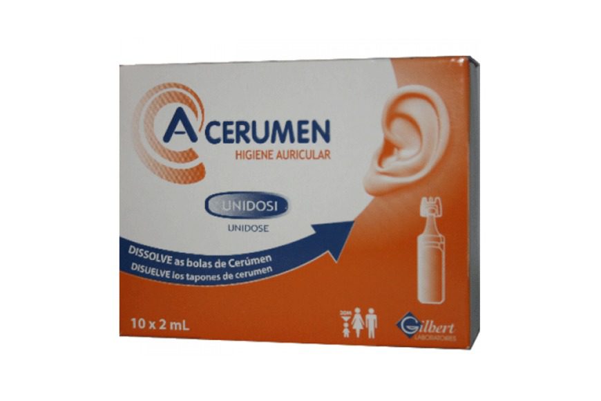 A-Cerumen Solutie Urechi 10x2 ml Eliminare Exces Cerumen Prevenire Infectii