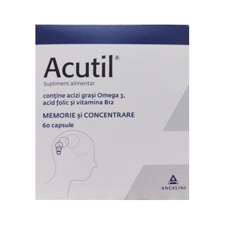 Acutil Complex Omega 3 cu Ginko Biloba si Vitamine
