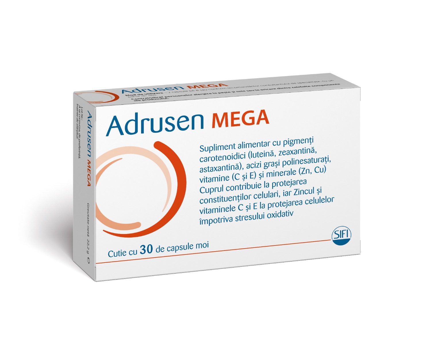 Adrusen Mega 30 capsule cu luteina