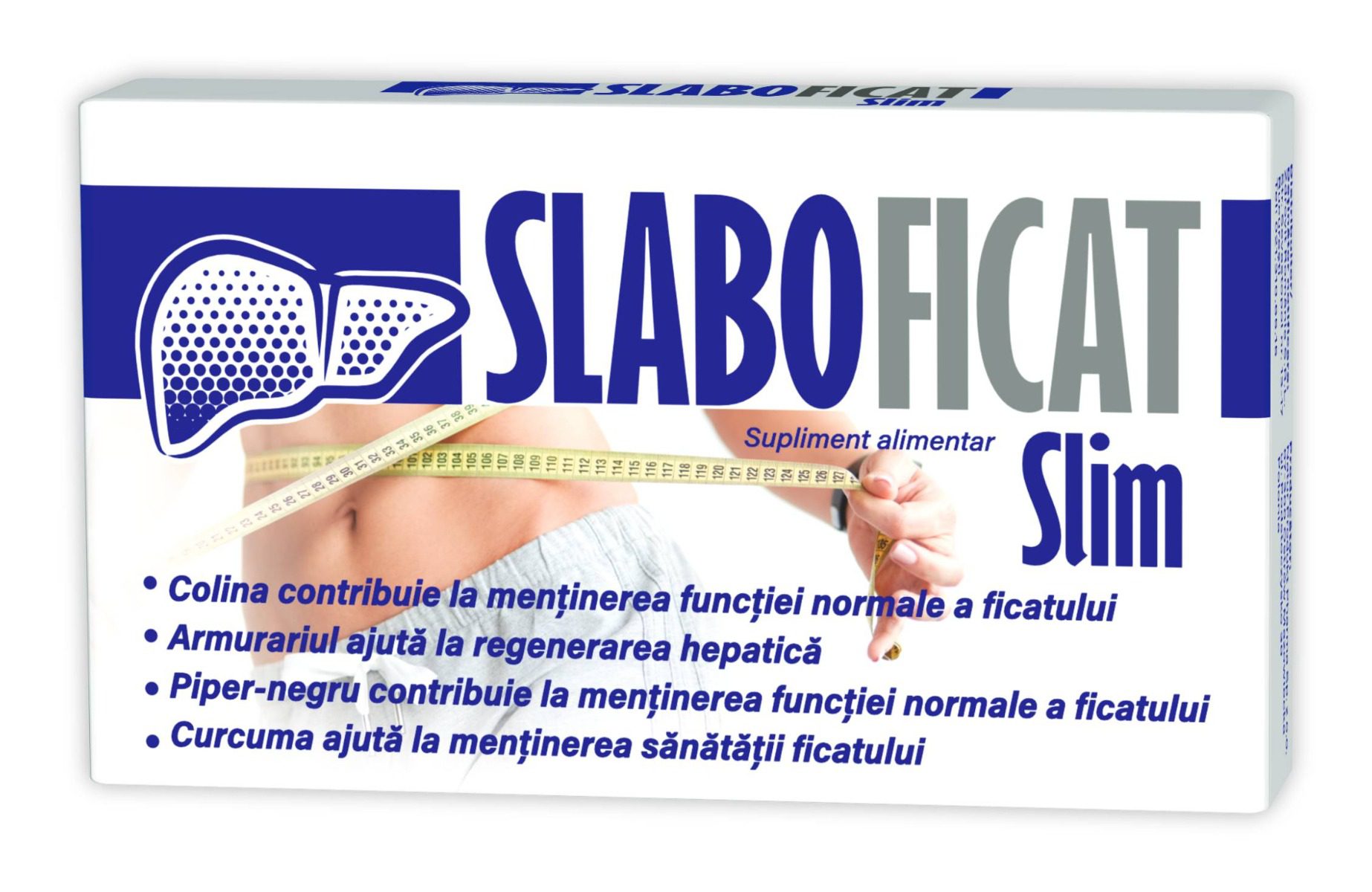 SlaboFicat Slim 30 capsule Zdrovit - Suport hepatic si mentinere greutate