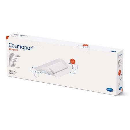 Hartmann Plasturi Cosmopor Advance 35x10cm 10 buc Steril Autoadeziv Netesut