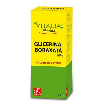 Glicerina Boraxata Vitalia 25g - Dezinfectant si Antimicotic cu Borax