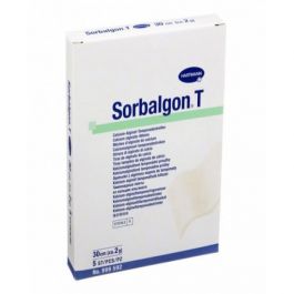 Sorbalgon Pansament Tip Mesa cu Alginat Calciu 2G/30cm 5 Buc