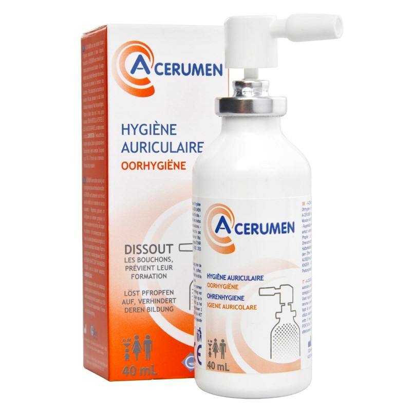 Spray igiena urechilor A-Cerumen 40ml - Regleaza germeni naturali