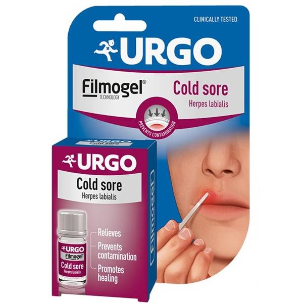 Urgo Filmogel Anti Herpes Labial 3ml Pansament Lichid cu Protectie Integrata
